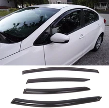 94544 Side Window Visor Wind Vent Deflector, 4Pcs Out-Channel Tape-On Nice Sun S