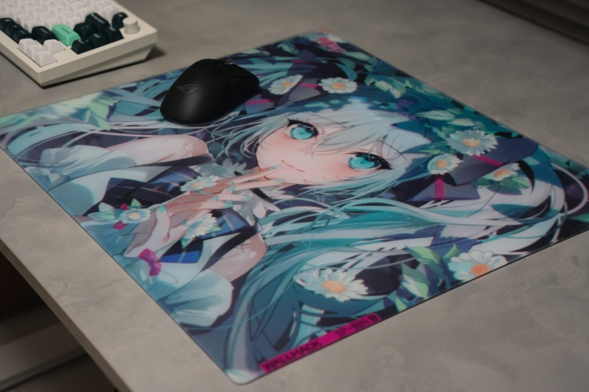 Wallhack SkyPAD SP-004 Hatsune Miku gaming mouse pad Glass Wallhack SkyPAD SP-004 Hatsune Miku gaming mouse pad Glass
