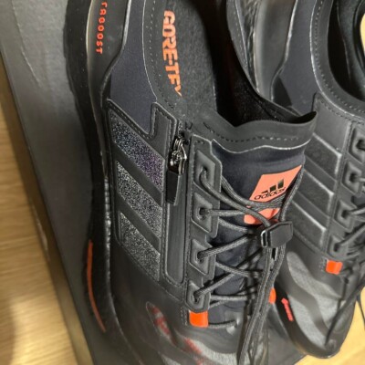 21 adidas UltraBoost 21 GORE-TEX Carbon Solar Red FZ2555 US 9.5