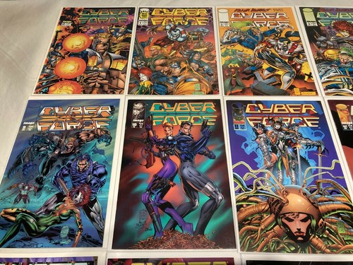 Cyber Force 0 1-35 Annual 1 Origins 1-3 Opposing Forces 1 2 NM 9.4 Comp Series - Picture 2 of 12
