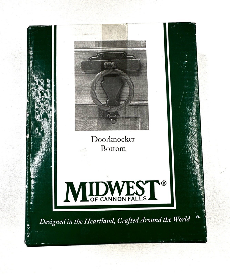 American Flag Eagle Doorknocker Topper and Bottom Midwest of Cannon