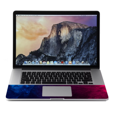 Skin Wrap pour MacBook Pro 15 pouces Retina violet marbre rose bleu