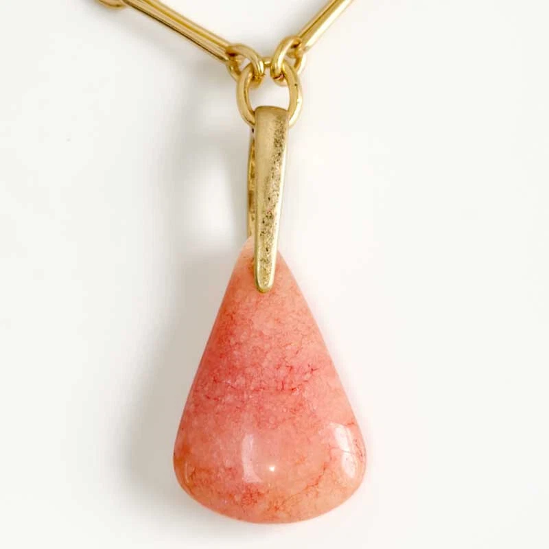 Robert Lee Morris 搜狐波西米亚石吊坠项链复古女式度假珠宝首饰 — 第 2/4 张图片