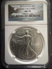 2015 American Silver Eagle Coin MS 70 NGC Early Releases