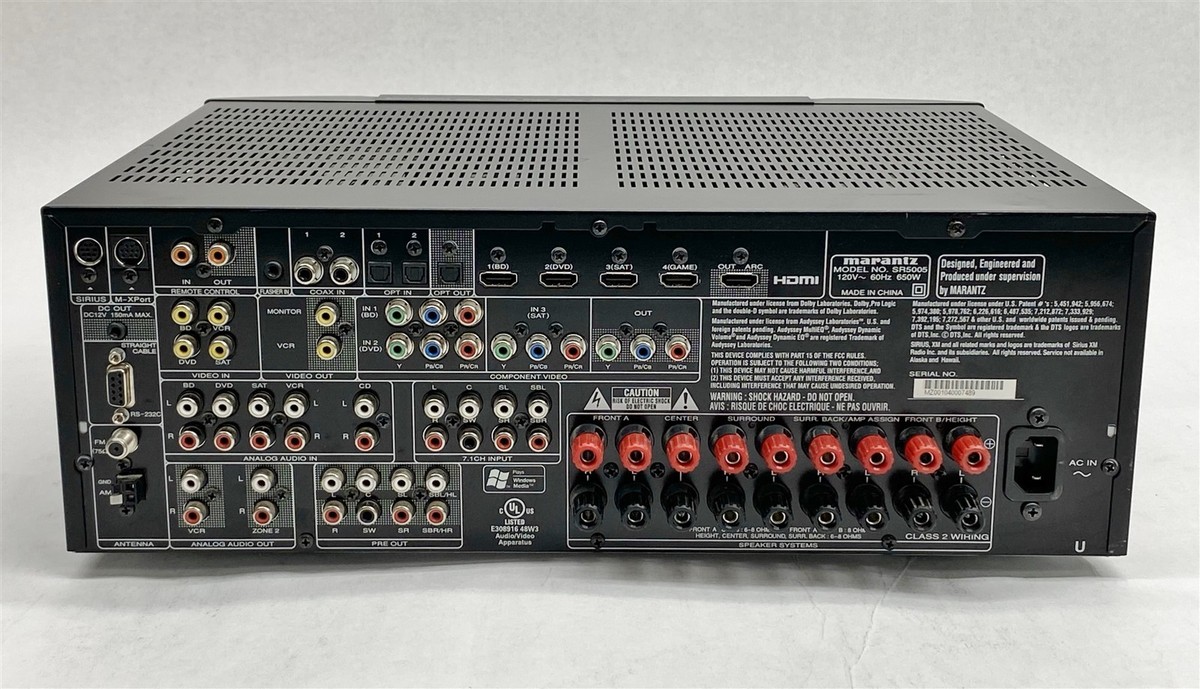 【美品】marantz マランツ AVサラウンドレシーバー SR5005 Marantz SR 5005 7.1 Channel 700 Watt Receiver for sale