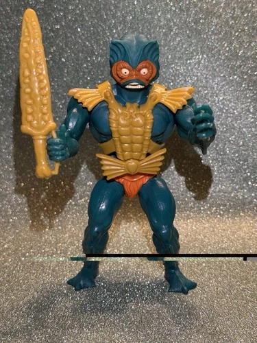 Masters of the Universe Mer-Man 1981 Mattel Action Figure Vintage 100% Complete