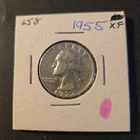 1955 Washington Silver Quarter In Extremely Fine Condition