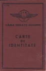Romania, 1957, Romanian Railways CFR Identity Card