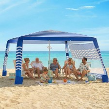Zeraty 8x8 Beach Cabana Pop Up Canopy Upf50 Side Wall Blue Zeraty 8x8 Beach Cabana Pop Up Canopy Upf50 Side Wall Blue