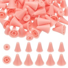 Knitting Needle Point Protectors, 100Pcs Needle Tip Stoppers Covers, Pink