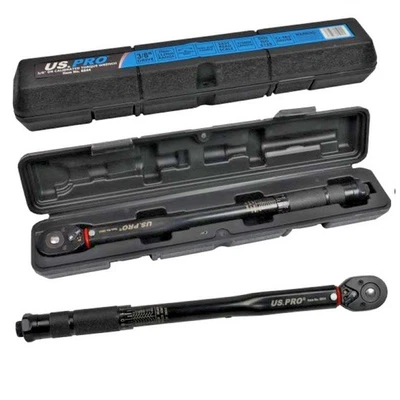 US PRO 3/8" Drive Calibrated Torque Wrench 7/112Nm 10/80ft.lb
