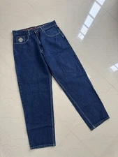 Vtg Pelle Pelle Baggy Carpenter Jeans Mens 38 Medium Wash 