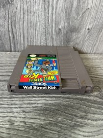1990 Wall Street Kid Nintendo NES Video Game Cartridge Tested & Works OEM Cart