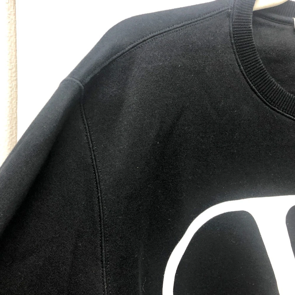 Felpa VALENTINO TV0MF11Y680 20SS Stampa Logo Abbigliamento Trainer Cotone Nero