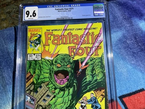 Marvel 9.6 CGC UNIVERSAL GRADE Fantastic Four #271 White Pages Byrne Story