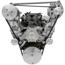 March Performance 20910 Chevy LT1 High Mount Serpentine Kit