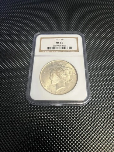 1923 Peace Dollar NGC MS-65