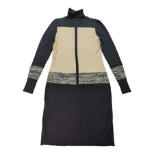 Narciso Rodriguez Dress Turtleneck Colorblock Knit Contemporary Small NWT