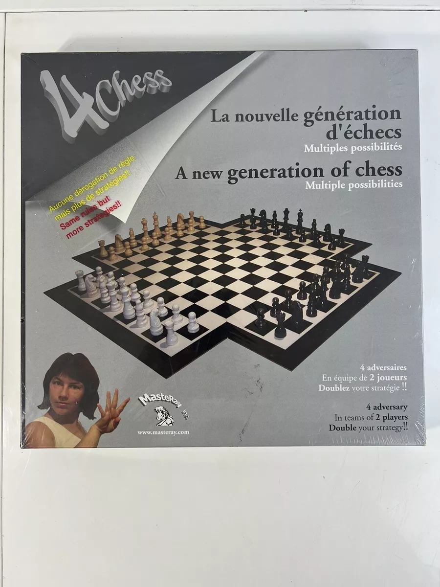 RARE MasterRay 4Chess - 4 Player Chess Board Game. NEW & SEALED FREE  SHIPPING.