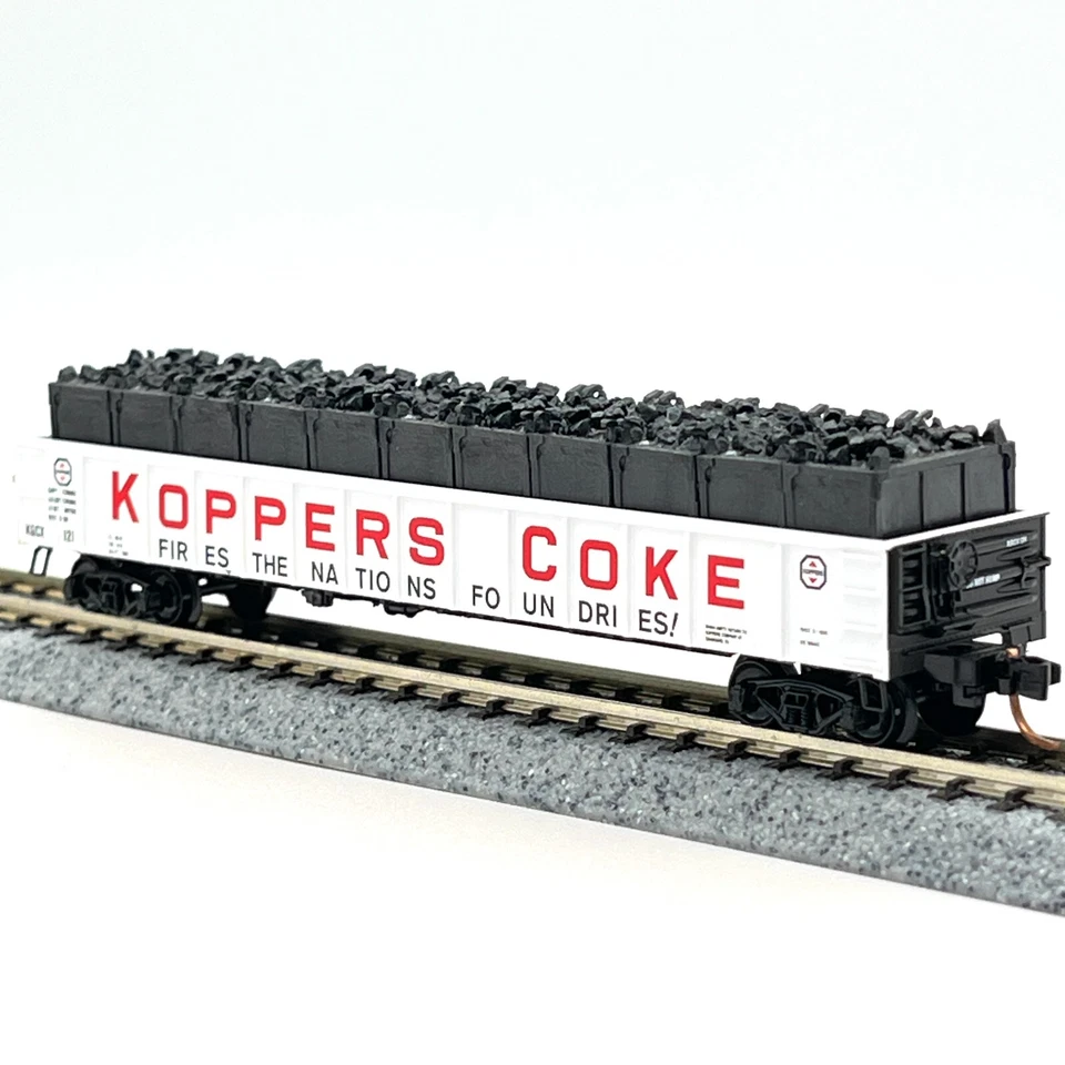 Micro-Trains 10500711 Koppers Coke 50ft Fixed End Gondola Load KGCX 121 N Scale - Image 2 of 4