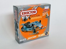 Erector Design Snowmobile 1524 Meccano Building Set Flexible NEW sealed