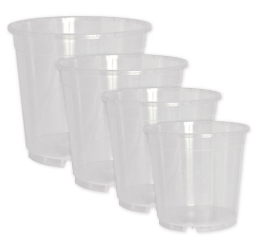 Geli Orchideentopf Kunststoff Transparent alle Größen - Bild 1 von 11