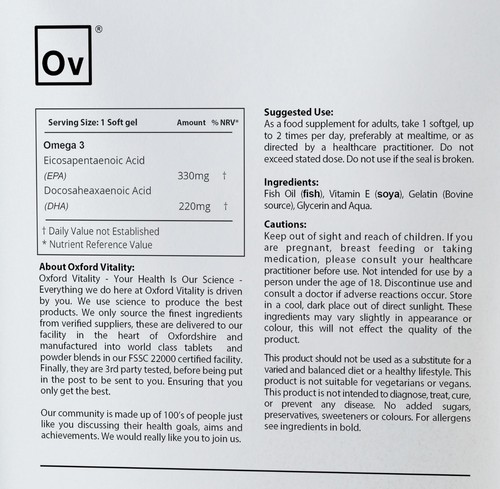 Omega 3 1000 mg: Fisch-Öl-Kapseln Omega-3 Softgelkapseln Gesundheit - Bild 3 von 11