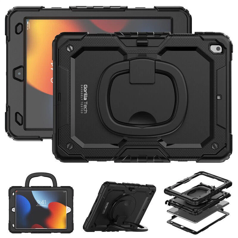 Smart Case For iPad 10.2 2021 9th/10.2 2020 8th/10.2 2019 7th Holder + Kickstand - Image 2 of 4