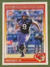 2024 Score - Rookies #394 Emani Bailey (RC) - Kansas City Chiefs 