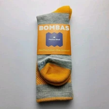 Bombas Merino Wool Blend Midweight Crew Socks Size L (Men's 9.5-13, Wo 11-13)