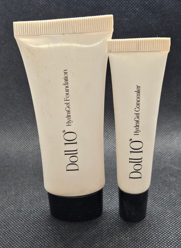 Doll 10 HydraGel Foundation & Concealer Set TAN 0.40oz NO Seal unbox - 第 1/2 張圖片