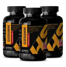 pain relief pills - GLUCOSAMINE CHONDROITIN MSM - osteoarthritis - 3 Bottles