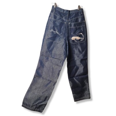 ☆—Sean John—Glanz—Shiny—W30—Baggy—Jeans—Black—Silver—Hip ☆—Sean John—Glanz—Shiny—W30—Baggy—Jeans—Black—Silver—Hip