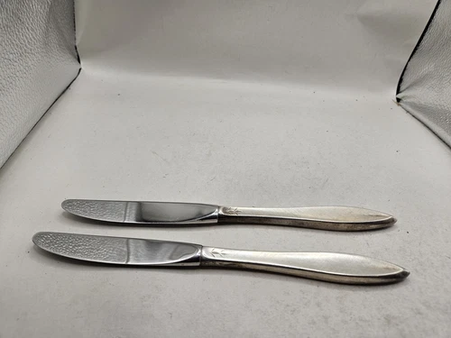 2 Gossamer by Gorham Sterling Silver Butter Spreader Hollow Handle 9" Vintage