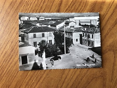 Goro Piazza C. Battisti Ferrara Ansichtskarte Viagggiata 1951 Subalpina AC