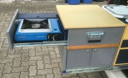 Bauplan Bulli Kombi 01: VW BusT6 T6.1 Camping Heckausbau Küchenmodul WC-Hocker - Bild 4 von 24