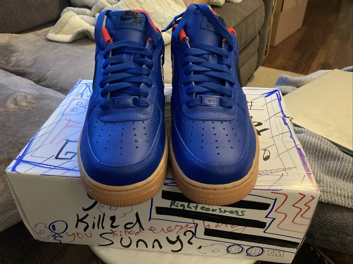 Nike air force one royal blue sale