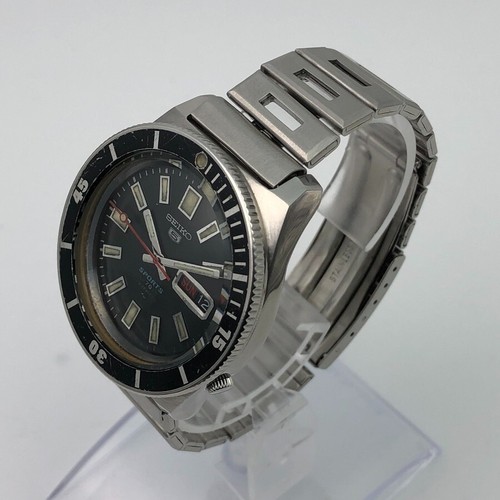 Rare!! Vintage 1968 Seiko 5 Sports 5126-8080 Automatic 23 Jewels Serviced #1845 - Picture 4 of 14