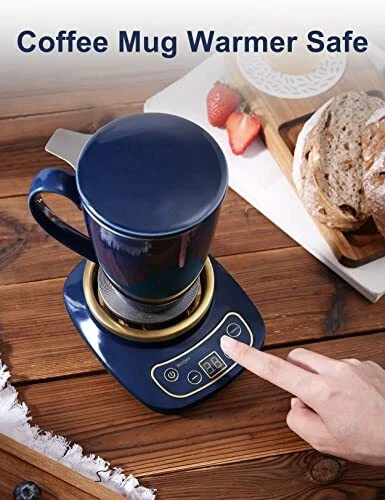 Tea Cup With Infuser And Lid 17 Oz Large Tea Infuser Mug Ceramic Tea Mug With 2 - Picture 5 of 9