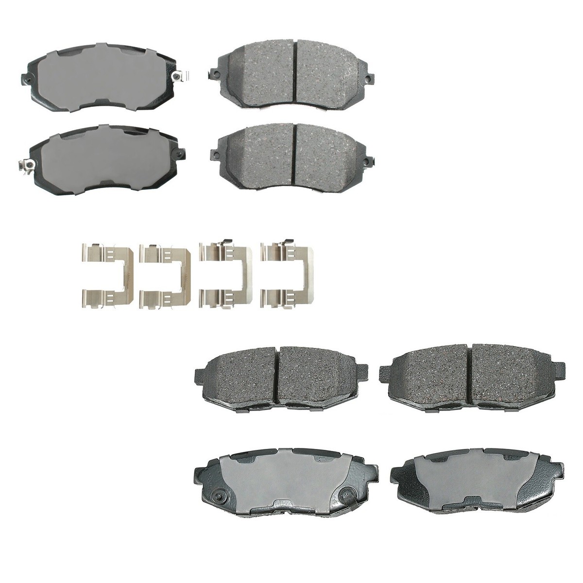 Akebono ProACT Front Rear Ceramic Brake Pads Kit for FRS BRZ