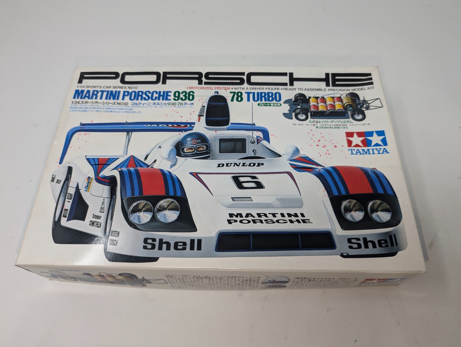 Tamiya Porsche Martini 936 78 Turbo 1/24 Model Car (158) Marcos