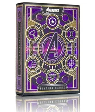 Avengers Purple Edition Premium Playing Cards, Poker Size Standard by Theory11