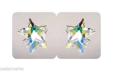 Lot of 5 SWAROVSKI CRYSTAL AB STAR PENDANT 20mm Prism Bead  ~ Aurora Borealis