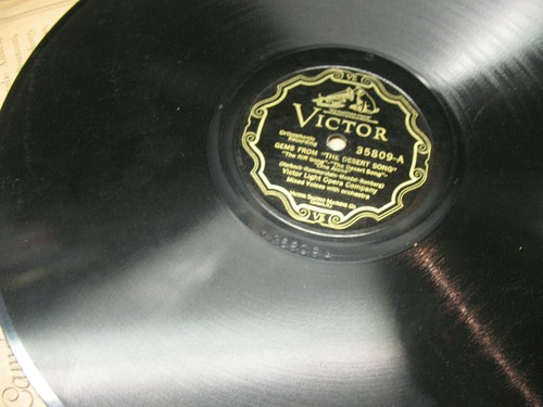 VICTOR 78 RPM RECORD 35809 GEMS FROM - THE DESERT SONG -MARITZA - Picture 4 of 4