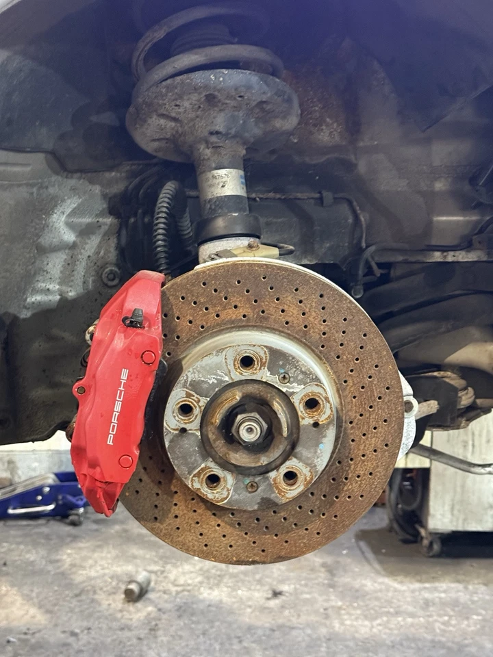 PORSCHE CAYMAN S 987 987.1 3.4 PAR DE PINZAS DE FRENO TRASERAS BREMBO SOLAMENTE Foto 4 de 4