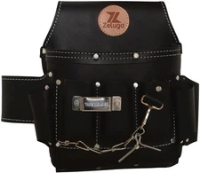 Zeluga 6 Pocket Leather Electrician Tool Pouch