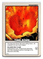 1995 Caliber Games Power Cardz #154 Time Bomb Enhancement Sky Universe CCG Card