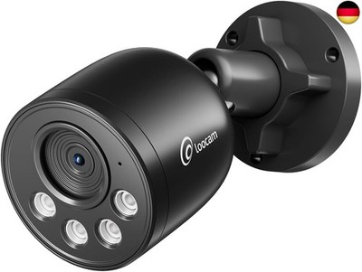 Loocam 4MP Add-on PoE CCTV-Kamera, Draußen Und Innen Bullet-Kameras Mit 