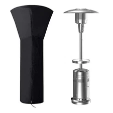 Patio Heater Cover 420D Oxford Fabric Waterproof Protection Integrated Zipper