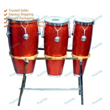 Fibre Congo mit St&auml;nder Trommel Instrument Percussion